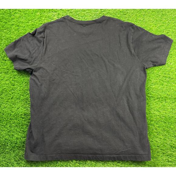 True Religion Brand Jeans T-Shirt Mens L Black Buddha Logo Graphic Relaxed Fit - Picture 4 of 8